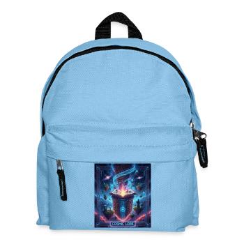 Cosmic Lore and Enchanted Book - Kids' Backpack - light blue - Front
