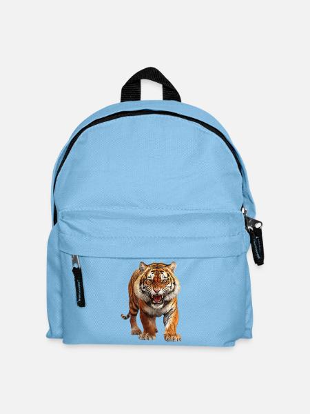 Tiger - Kinder Rucksack - Hellblau