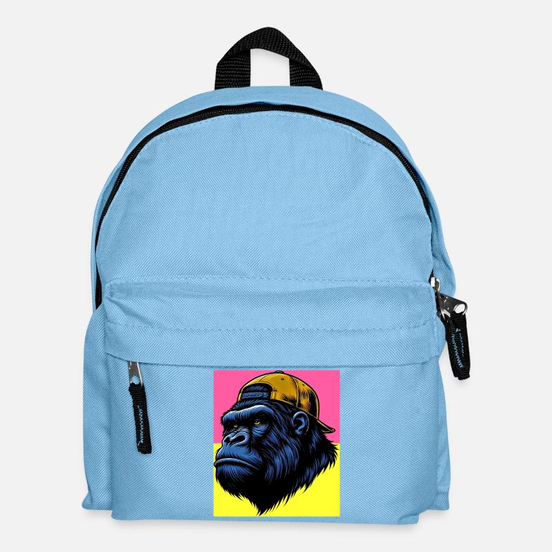 gorilla - Kids' Backpack - light blue