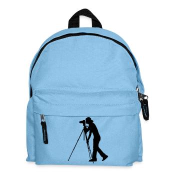Photographer Photographer Photography - Kids' Backpack - light blue - Front