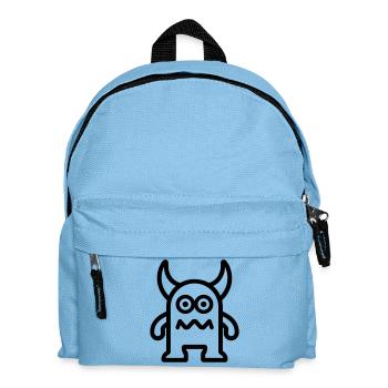 monstre - Sac à dos Enfant - bleu clair - Devant