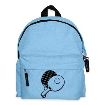 Tischtennis - Kinder Rucksack - Hellblau - Vorne