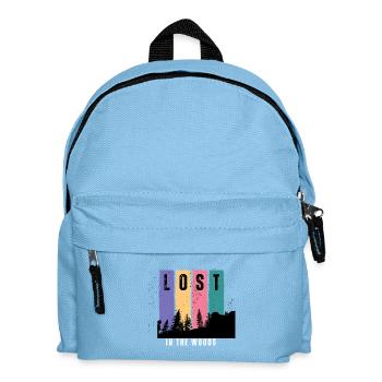 Lost In  Woods - Kids' Backpack - light blue - Front