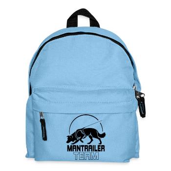 Équipe de Border Collie Mantrailer Chiens de Sport - Sac à dos Enfant - bleu clair - Devant