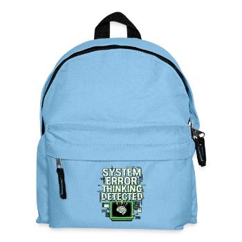System Error - Kids' Backpack - light blue - Front