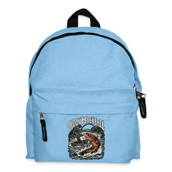 Pêcheur de poisson-chat - Sac à dos Enfant - bleu clair - Devant