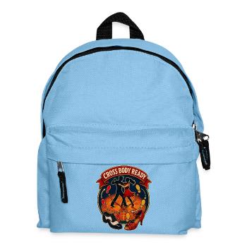 CROSS BODY READY - Kinder Rucksack - Hellblau - Vorne