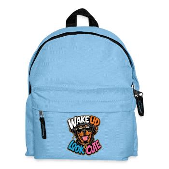 Rottweiler - Kids' Backpack - light blue - Front