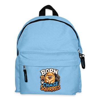 Pomeranian - Kids' Backpack - light blue - Front