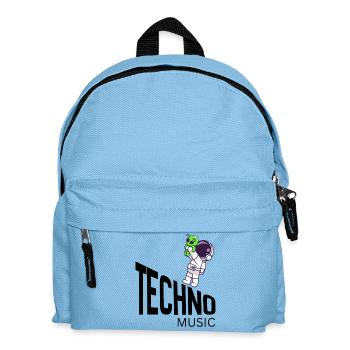 Cosmic Cute Alien on Astronaut - Kids' Backpack - light blue - Front