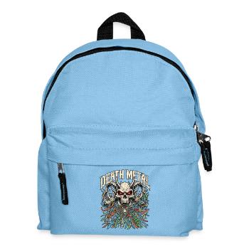 Death Metal Silvesterparty - Kinder Rucksack - Hellblau - Vorne