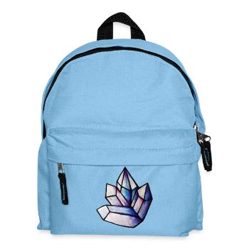 Prismatisches Kristallcluster - Kinder Rucksack - Hellblau - Vorne