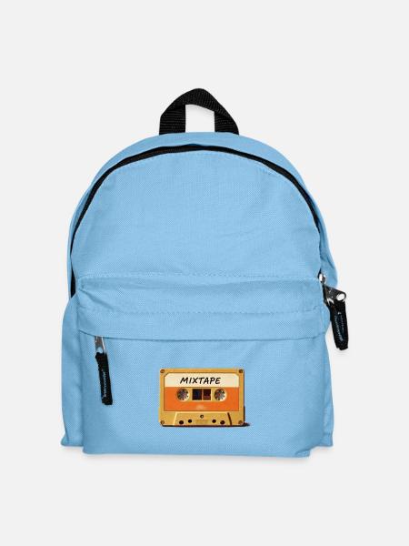 Mixtape Retro Cassette - Kids' Backpack - light blue