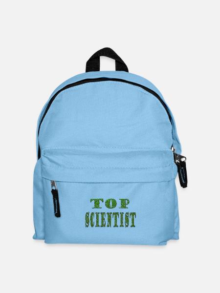Top Scientist Grüne Textur - Kinder Rucksack - Hellblau