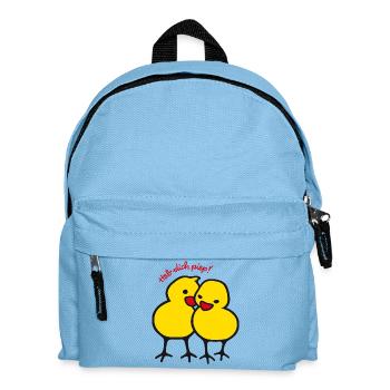 Did you beep - Kids' Backpack - light blue - Front