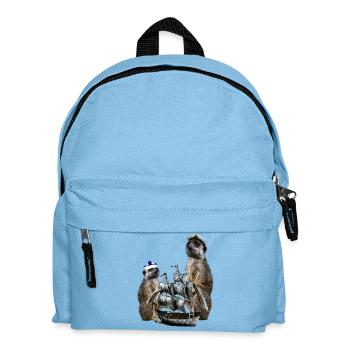 Kapitän-Erdmännchen - Kinder Rucksack - Hellblau - Vorne