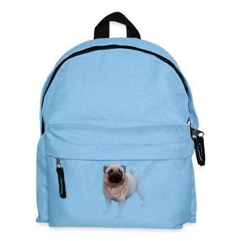 Pug - Kids' Backpack - light blue - Front