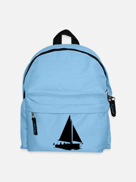 Segelboot - Kinder Rucksack - Hellblau