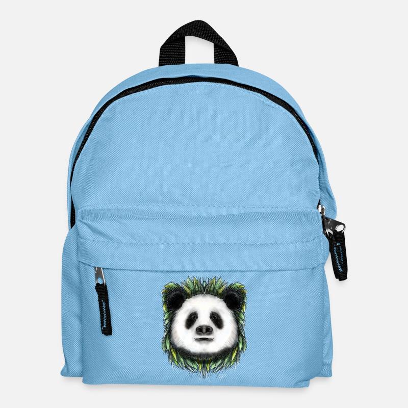 Ping Panda von Jon Ball - Kinder Rucksack - Hellblau
