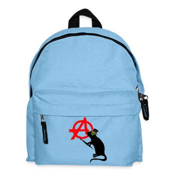 punk rock rat - Sac à dos Enfant - bleu clair - Devant