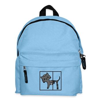 La physique du chat de Schroederer Cat Schrödinger - Sac à dos Enfant - bleu clair - Devant