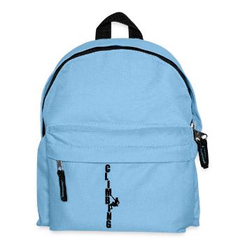 Klettern - Kinder Rucksack - Hellblau - Vorne