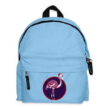Flamant rouge - Sac à dos Enfant - bleu clair - Devant