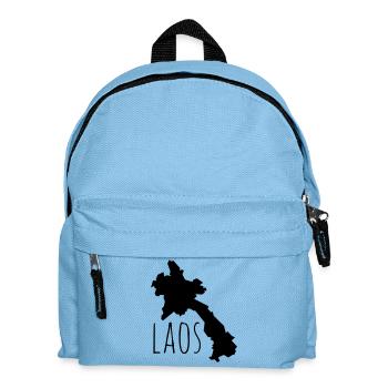 Laos - Kinder Rucksack - Hellblau - Vorne