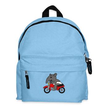 Tapir T-shirt de moto d'équitation Malayan Tapir - Sac à dos Enfant - bleu clair - Devant