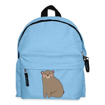 Bär - Kinder Rucksack - Hellblau - Vorne
