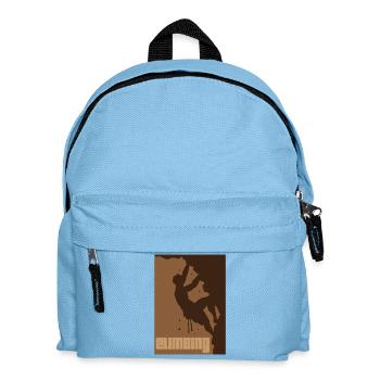 Climbing Klettern - Kinder Rucksack - Hellblau - Vorne