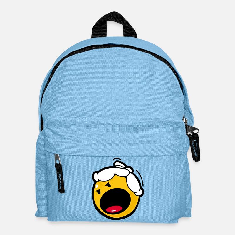 Smiley Anger Madness - Kinder Rucksack - Hellblau