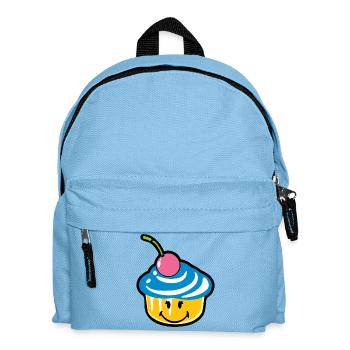Smiley Kawaii Cupcake - Sac à dos Enfant - bleu clair - Devant