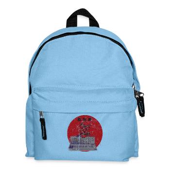 Vintage Japan Synthesizer Cat Analog Synth Retro - Kids' Backpack - light blue - Front