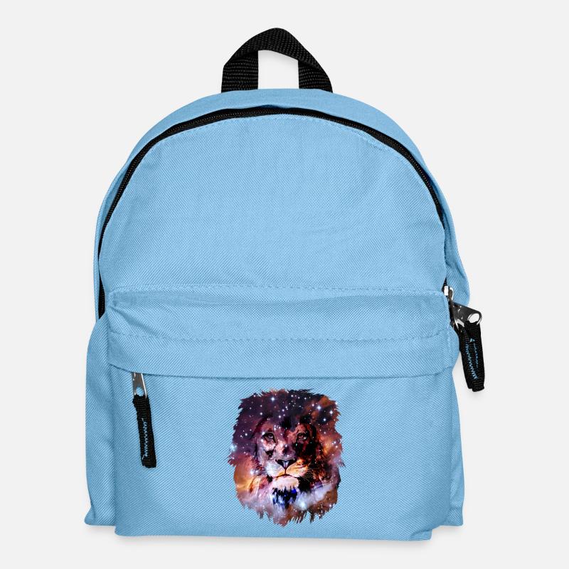 Lion - Sac à dos Enfant - bleu clair