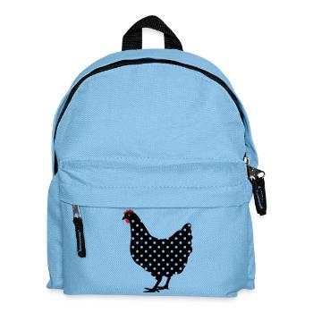 Chicken hen spotted - Kids' Backpack - light blue - Front