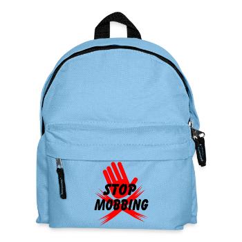 Arrêtez de harceler la main - Sac à dos Enfant - bleu clair - Devant