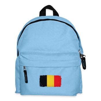Grunge Belgium Flag - Kids' Backpack - light blue - Front