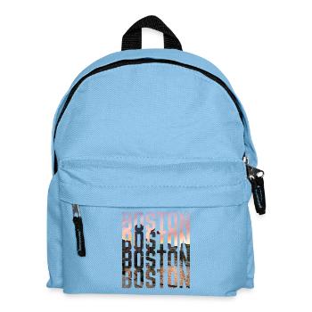 Lettrage Boston Skyline - Sac à dos Enfant - bleu clair - Devant