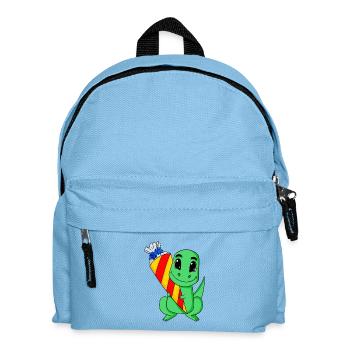 Education dinosaure 1 classe - Sac à dos Enfant - bleu clair - Devant