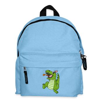 Fête des dinosaures - Sac à dos Enfant - bleu clair - Devant