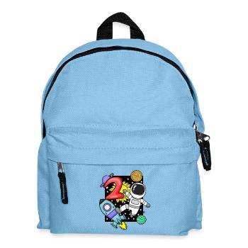 2nd birthday astronaut 2 years boy gift - Kids' Backpack - light blue - Front