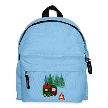 Trailer Leisure Outdoor Freedom Camping Nature - Kids' Backpack - light blue - Front