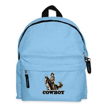 Cowboy I Texas Cowboy I Cowboy Kostüm - Kinder Rucksack - Hellblau - Vorne