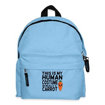 Carotte disant drôle - Sac à dos Enfant - bleu clair - Devant