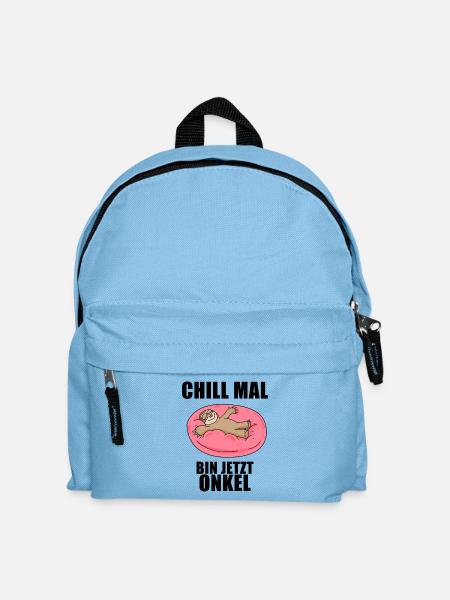 Neffe Onkel Spruch Geschenk - Kinder Rucksack - Hellblau