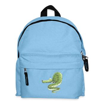 Drôle de crocodile I animaux sauvages - Sac à dos Enfant - bleu clair - Devant