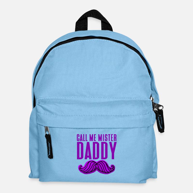 Call Me Mister Daddy - Kids' Backpack - light blue