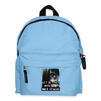 Anime Japan Dämonen - Kinder Rucksack - Hellblau - Vorne