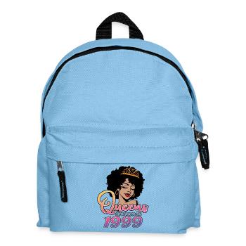 1999 Queen 25th Birthday Pour Femmes, 25 ans - Sac à dos Enfant - bleu clair - Devant